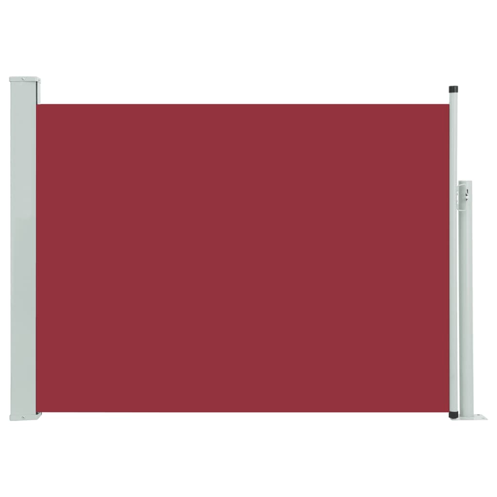 Tuinscherm Uittrekbaar 100 x 500 cm Rood