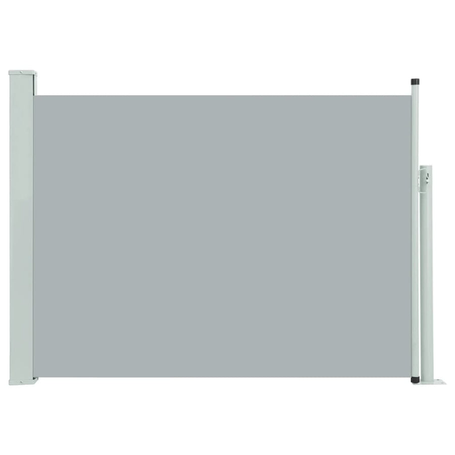 Tuinscherm Uittrekbaar 100 x 500 cm Grijs
