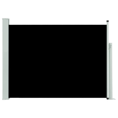 Tuinscherm Uittrekbaar 120 x 500 cm Zwart