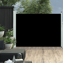 Tuinscherm Uittrekbaar 120 x 500 cm Zwart