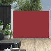Tuinscherm uittrekbaar 120x500 cm rood