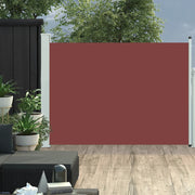 Tuinscherm uittrekbaar 120x500 cm bruin