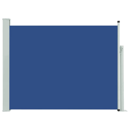 Tuinscherm Uittrekbaar 140 x 500 cm Blauw