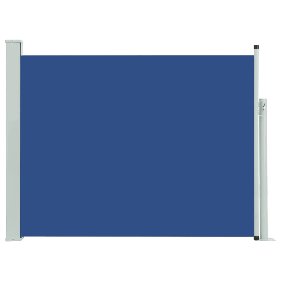 Tuinscherm Uittrekbaar 140 x 500 cm Blauw