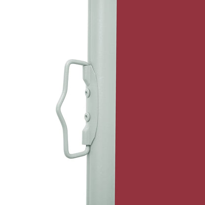 Tuinscherm Uittrekbaar 140 x 500 cm Rood