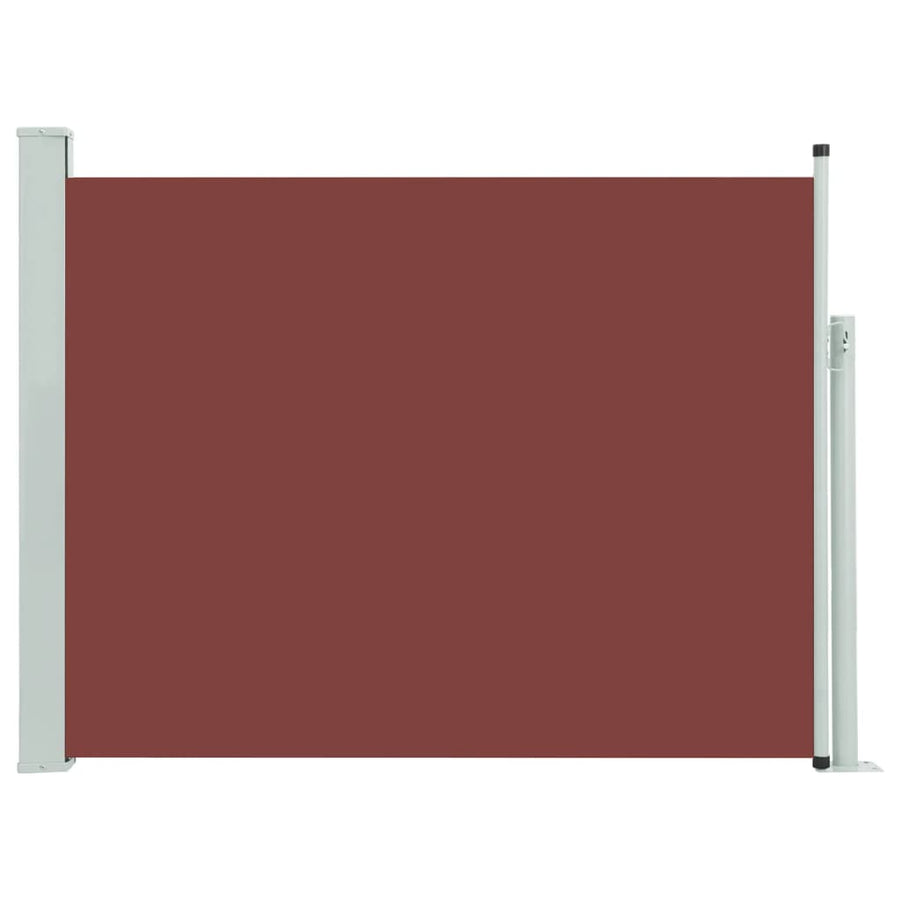 Tuinscherm Uittrekbaar 140 x 500 cm Bruin