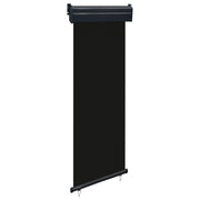 Balkonscherm 65x250 cm zwart polyester