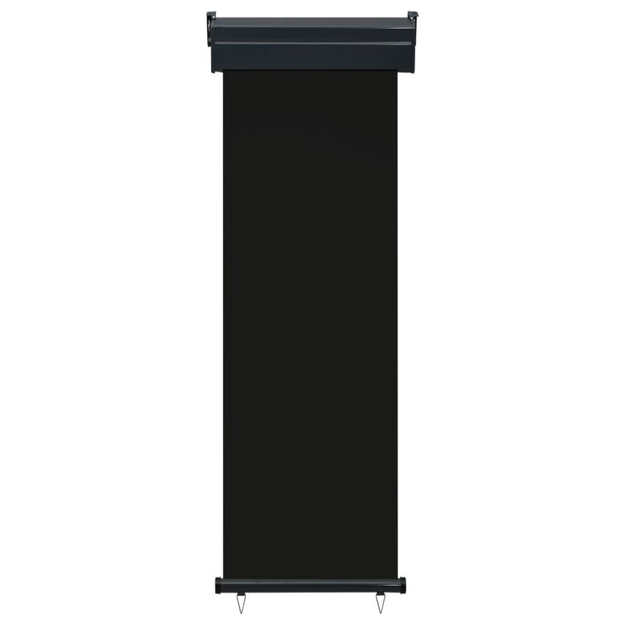 Balkonscherm 65 x 250 cm Zwart