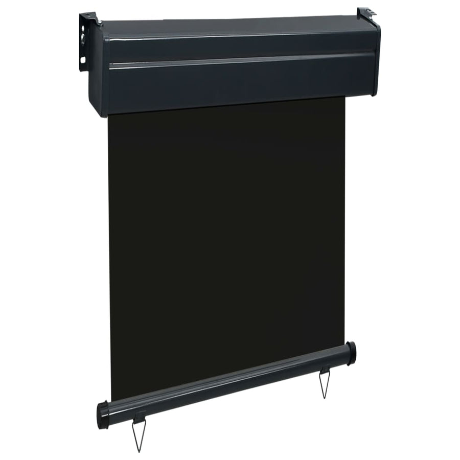 Balkonscherm 65 x 250 cm Zwart