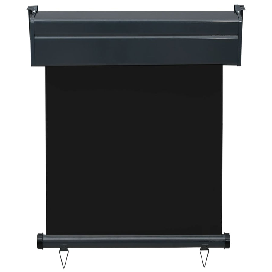 Balkonscherm 65 x 250 cm Zwart