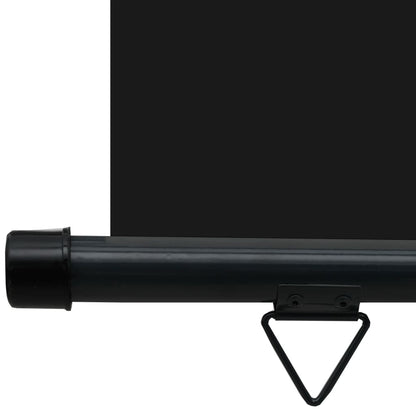 Balkonscherm 65 x 250 cm Zwart