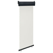 Balkonscherm 65x250 cm crème polyester