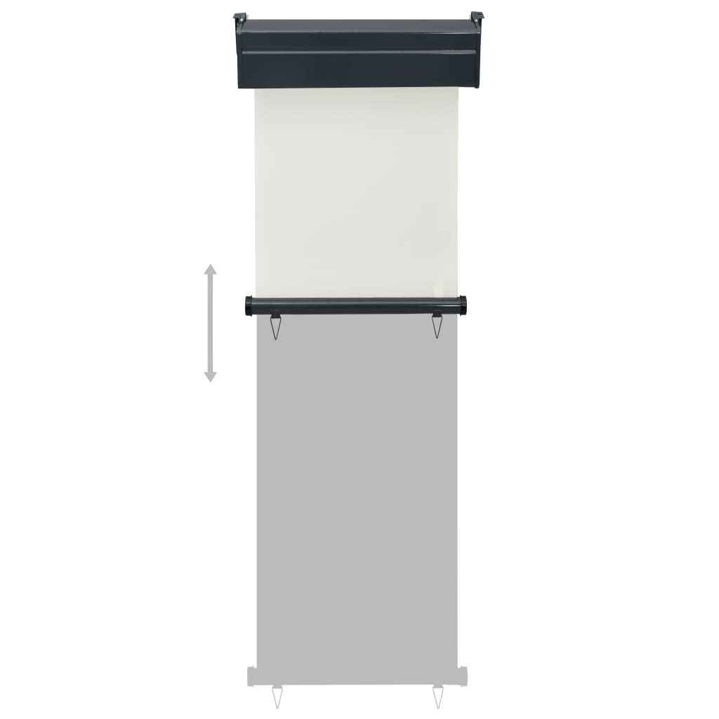 Balkonscherm Kleurig 65 x 250 cm Crème