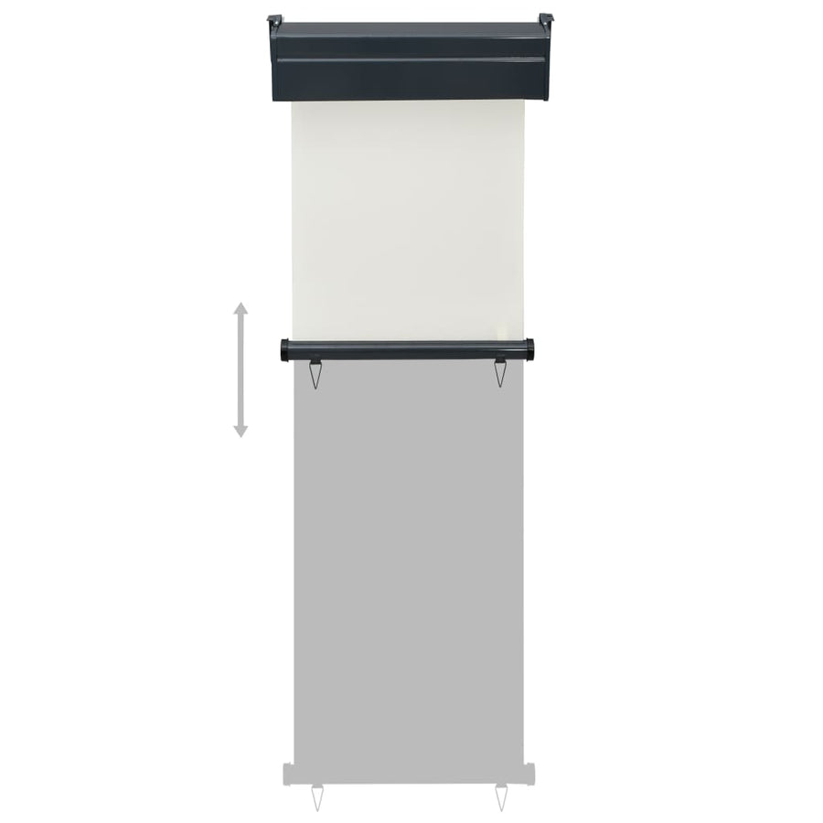 Balkonscherm Kleurig 65 x 250 cm Crème