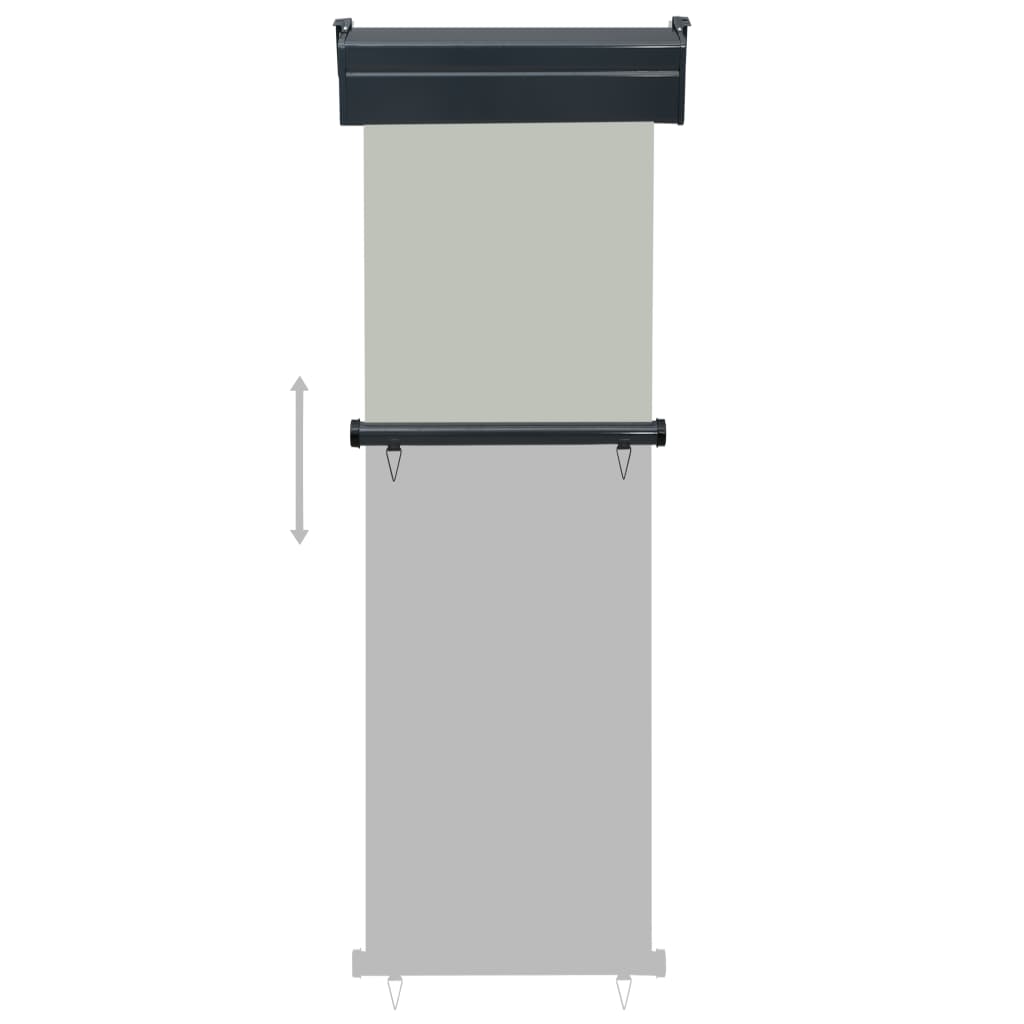 Balkonscherm 65 x 250 cm Grijs