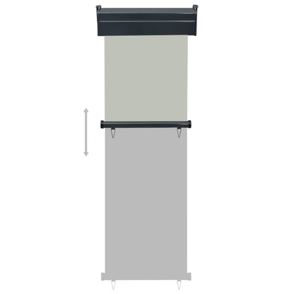 Balkonscherm 65 x 250 cm Grijs