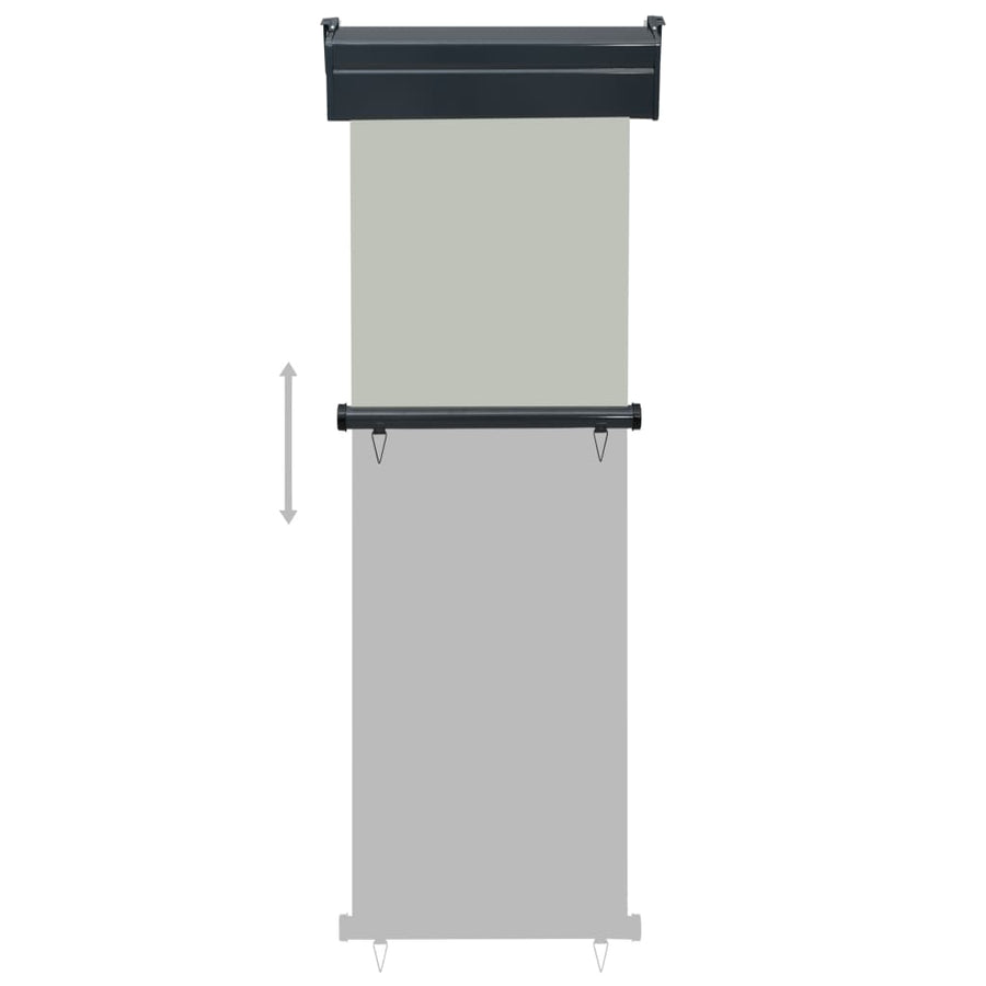 Balkonscherm 65 x 250 cm Grijs