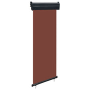 Balkonscherm 65x250 cm bruin polyester