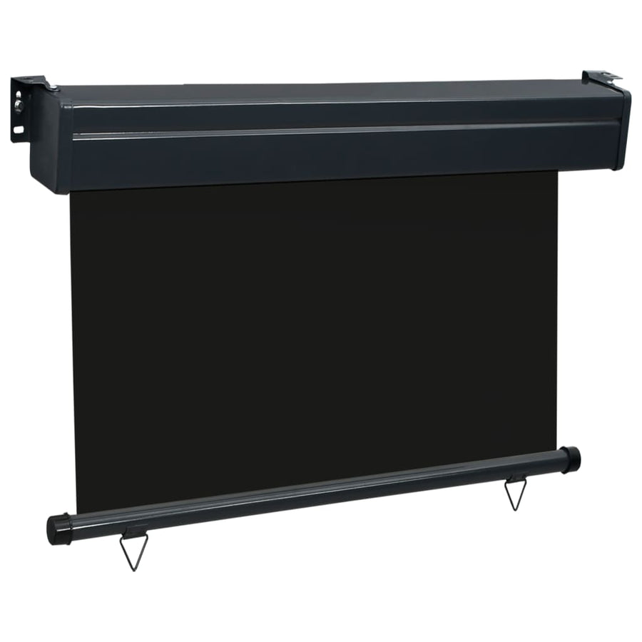 Balkonscherm 85x250 cm zwart 85 x 250 cm Zwart
