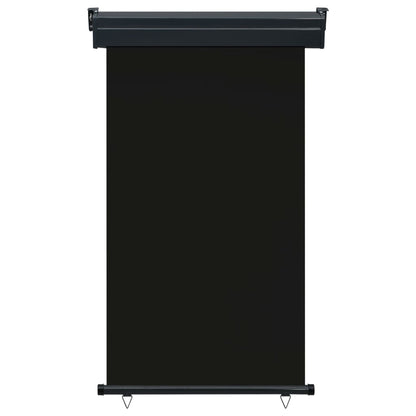 Balkonscherm 105 x 250 cm Zwart