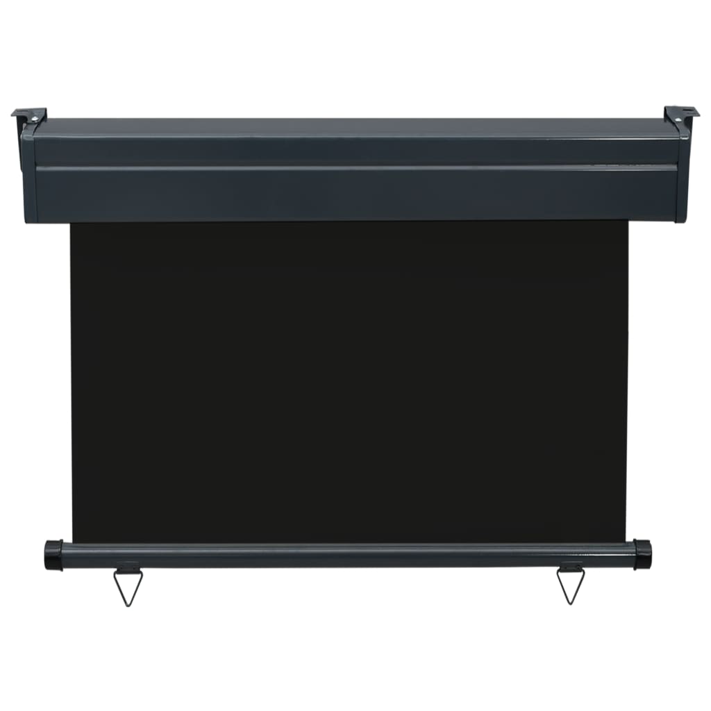 Balkonscherm 105 x 250 cm Zwart