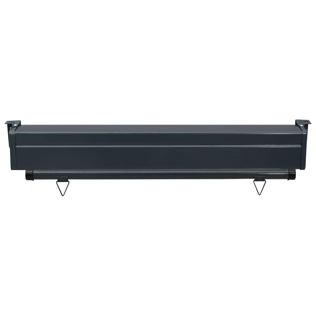 Balkonscherm 105 x 250 cm Zwart