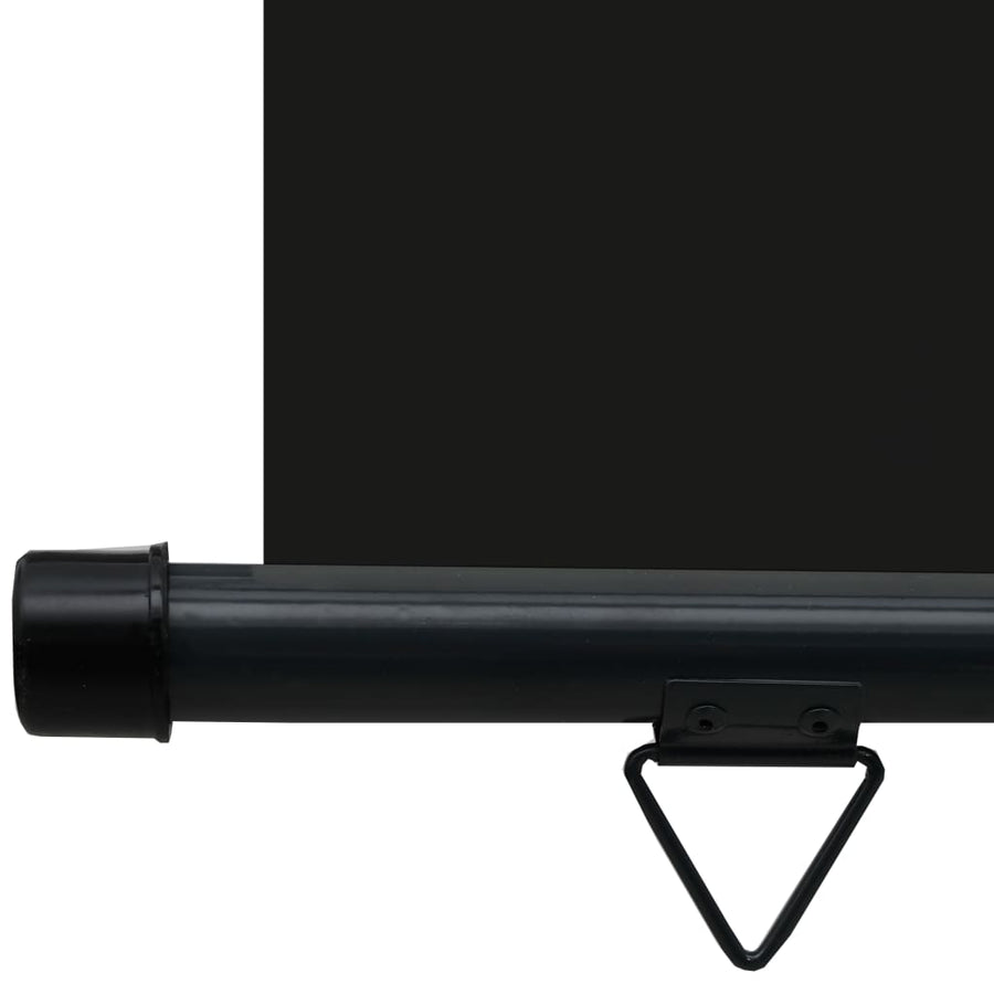 Balkonscherm 105 x 250 cm Zwart
