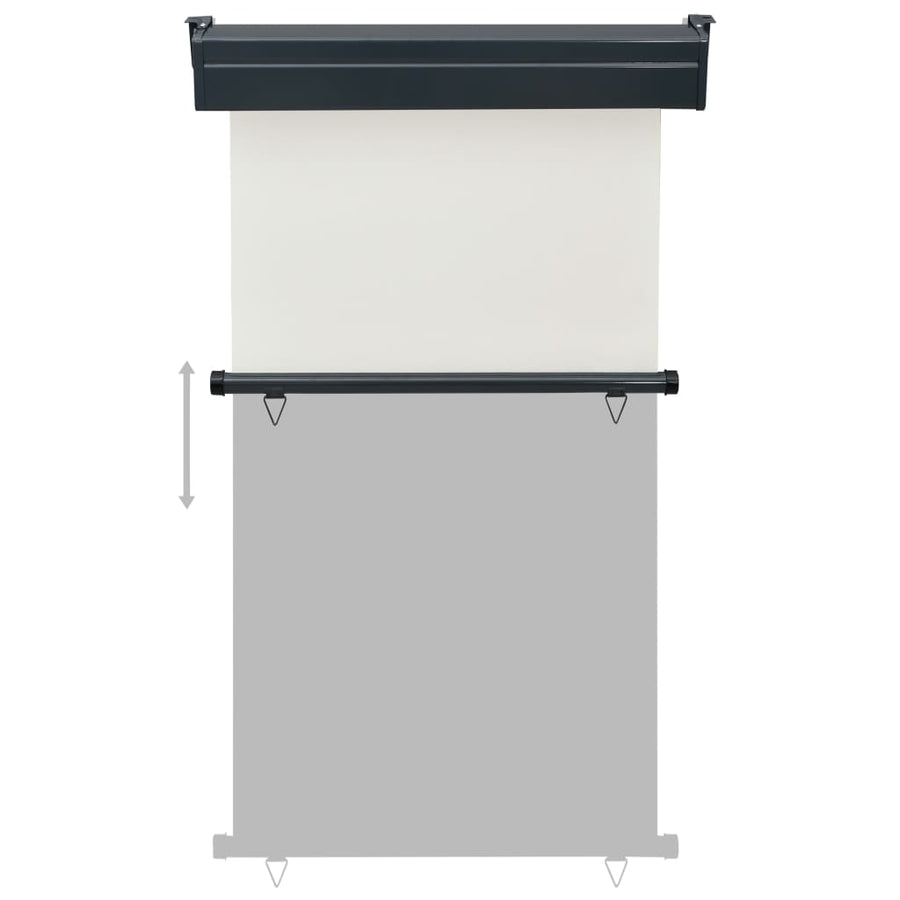 Balkonscherm Kleurig 105 x 250 cm Crème