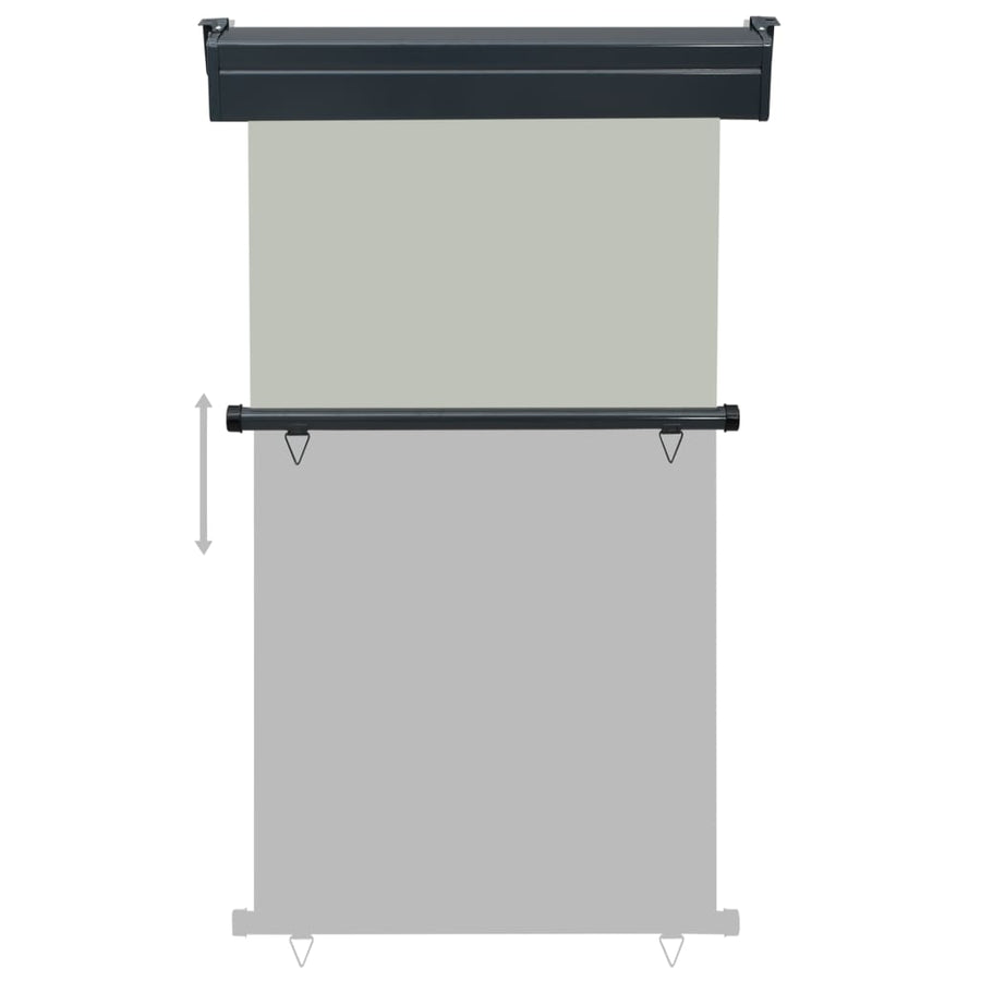 Balkonscherm 105 x 250 cm Grijs