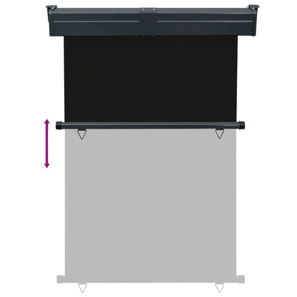 Balkonscherm 120X250 Cm Zwart 120 x 250 cm