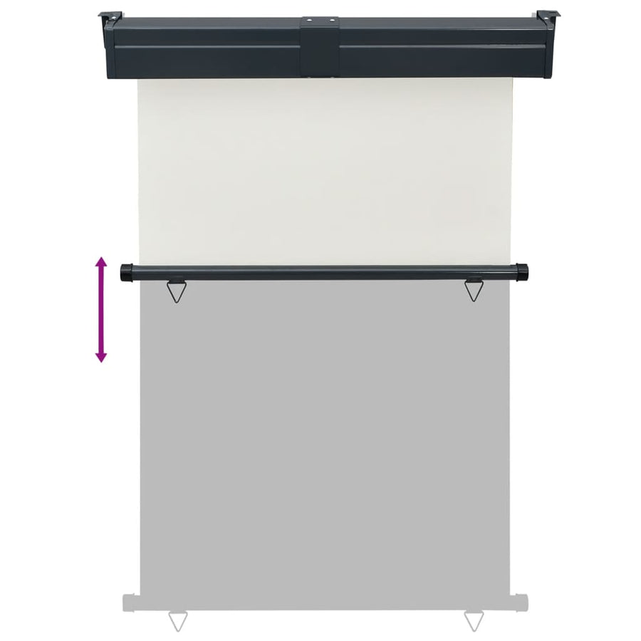 Balkonscherm 120X250 Cm Crèmekleurig 120 x 250 cm