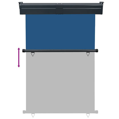Balkonscherm 120X250 Cm Blauw 120 x 250 cm