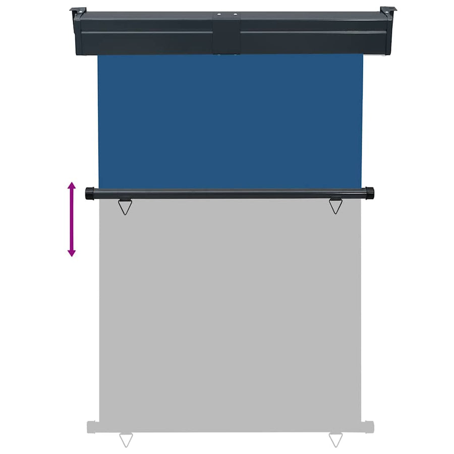 Balkonscherm 120X250 Cm Blauw 120 x 250 cm
