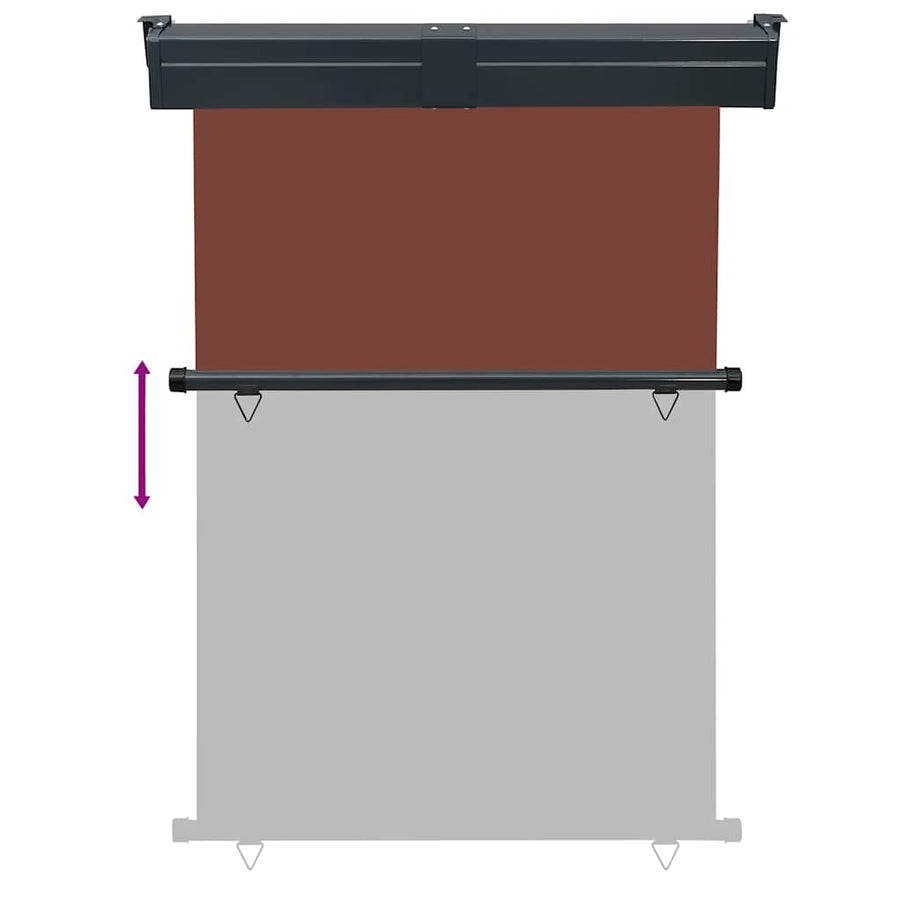 Balkonscherm 120X250 Cm Bruin 120 x 250 cm