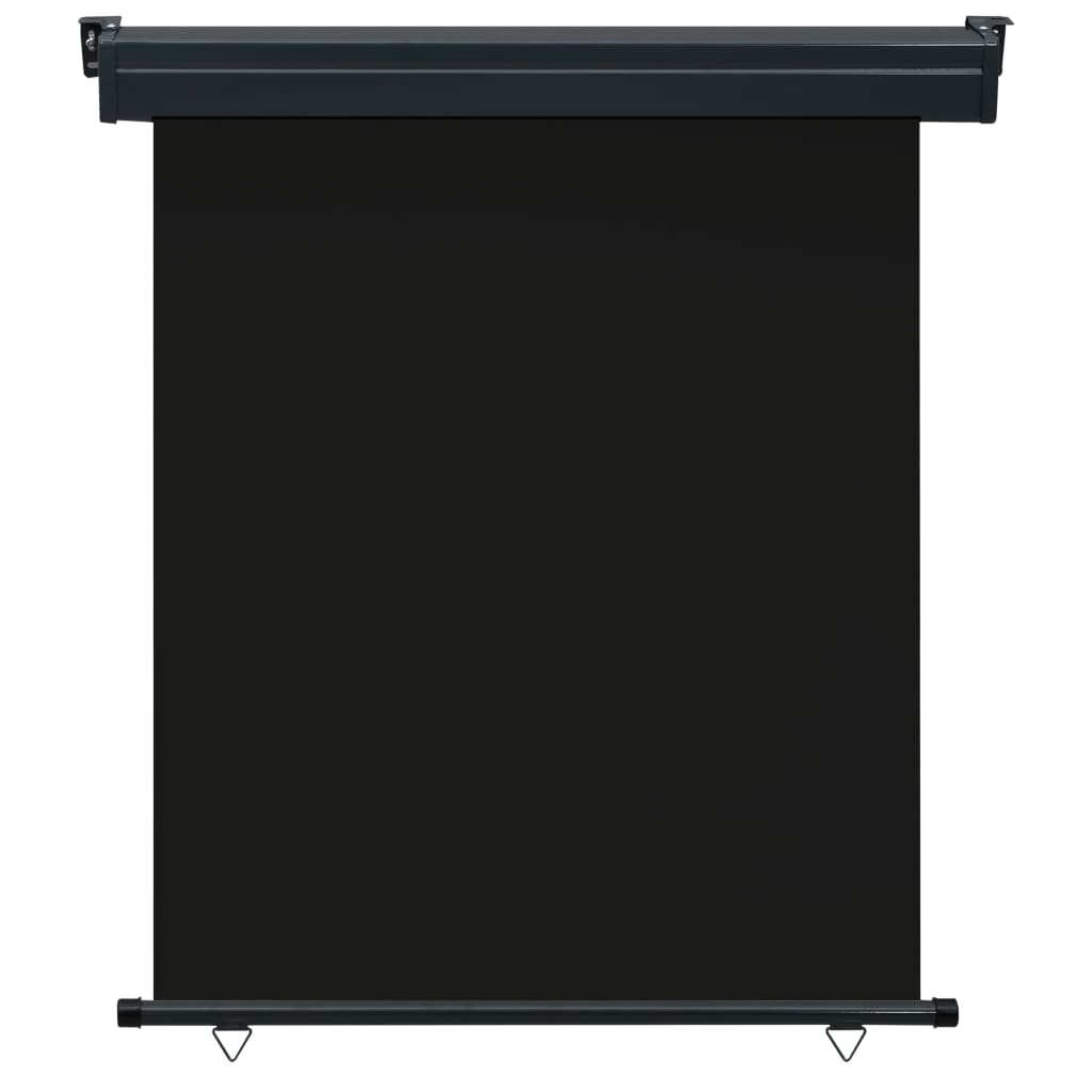 Balkonscherm 140 x 250 cm Zwart