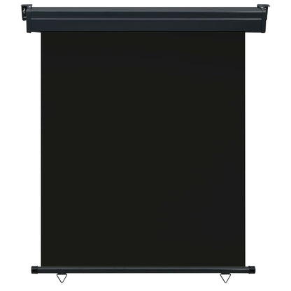 Balkonscherm 140 x 250 cm Zwart