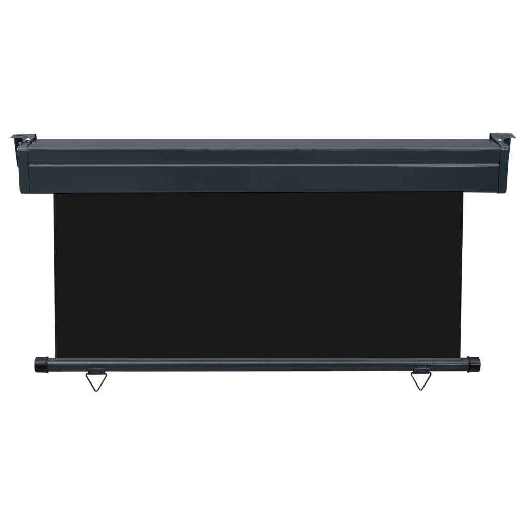 Balkonscherm 140 x 250 cm Zwart