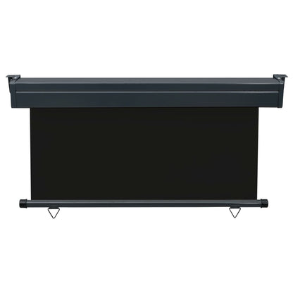 Balkonscherm 140 x 250 cm Zwart