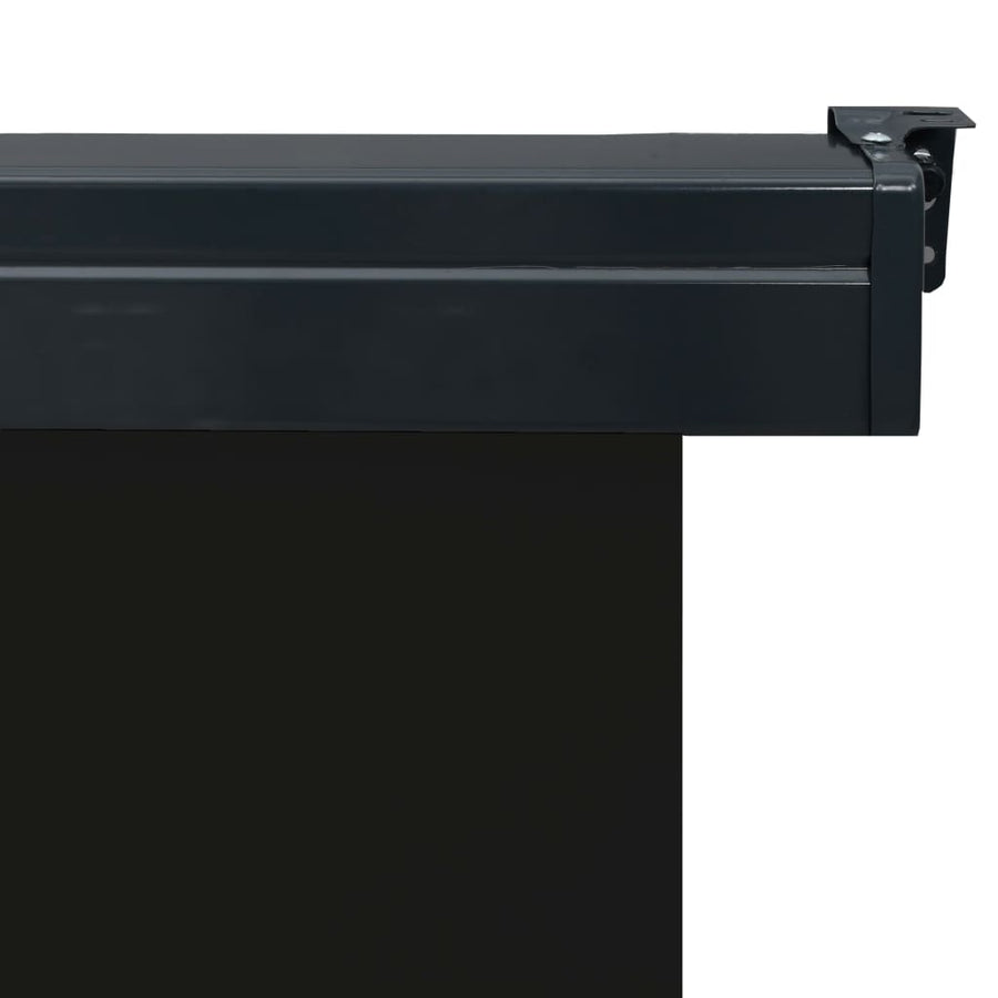 Balkonscherm 140 x 250 cm Zwart