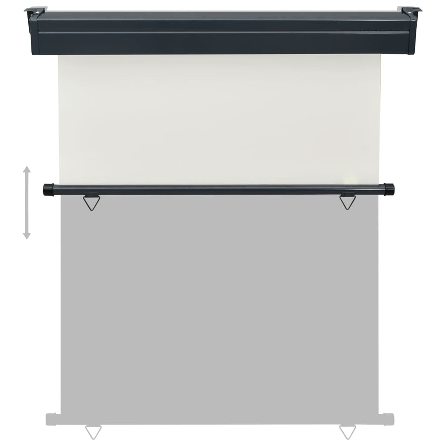 Balkonscherm Kleurig 140 x 250 cm Crème