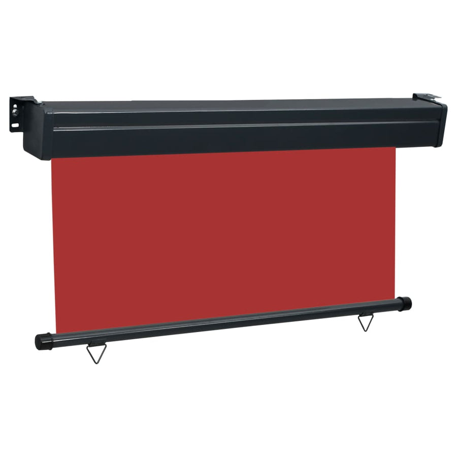 Balkonscherm 140 x 250 cm Rood