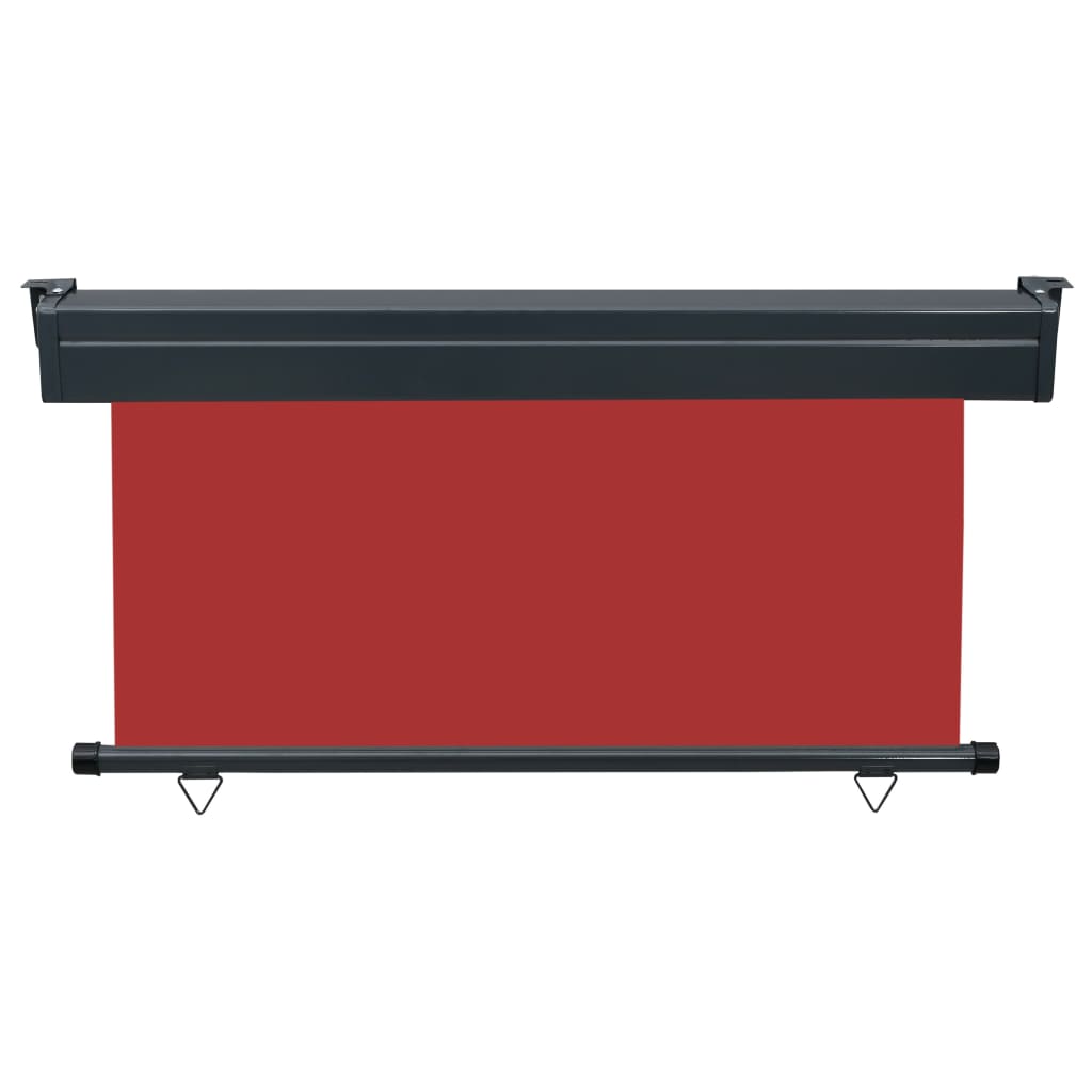 Balkonscherm 140 x 250 cm Rood