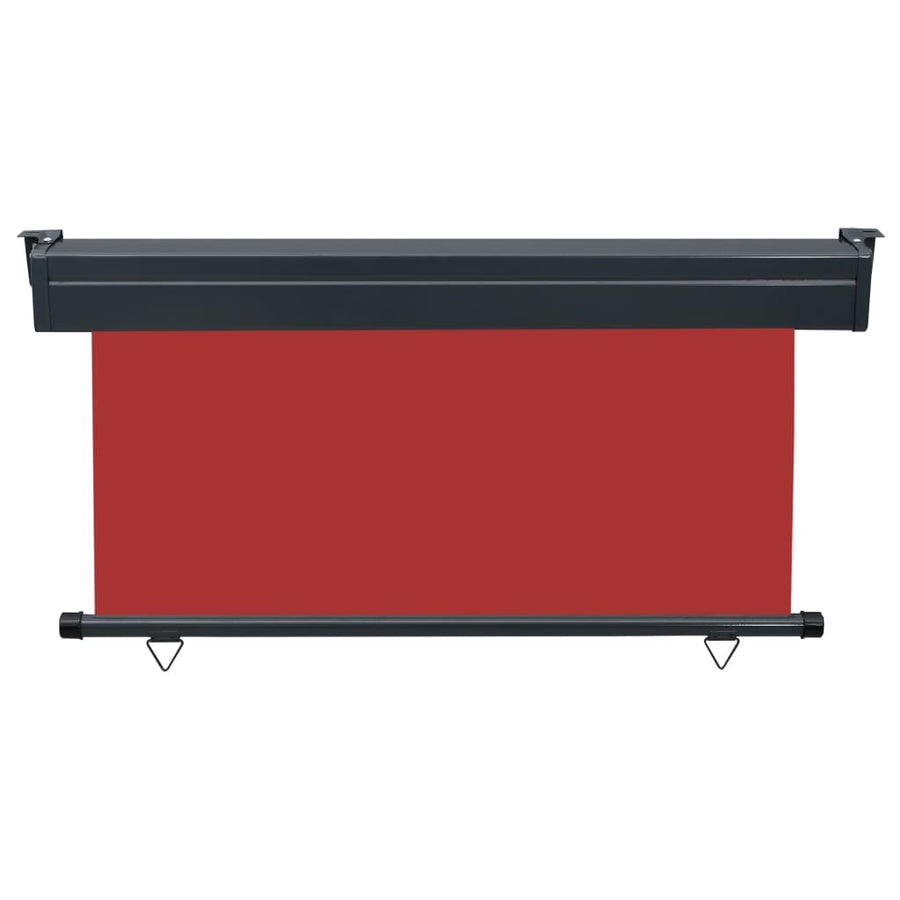 Balkonscherm 140 x 250 cm Rood