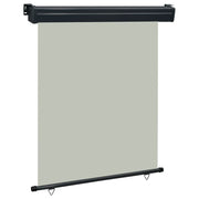 Balkonscherm 145x250 cm grijs polyester