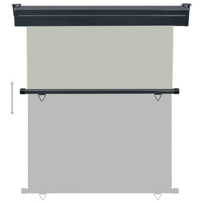 Balkonscherm 140 x 250 cm Grijs
