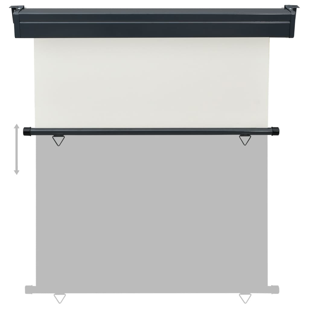 Balkonscherm Kleurig 160 x 250 cm Crème