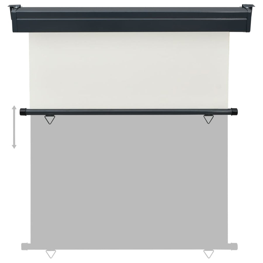 Balkonscherm Kleurig 160 x 250 cm Crème