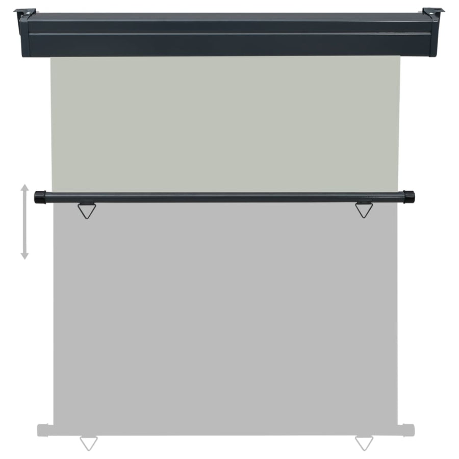 Balkonscherm 160X250 Cm Grijs 160 x 250 cm