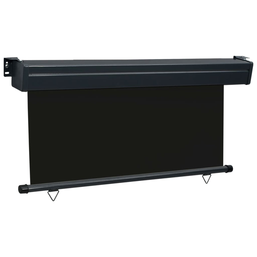 Balkonscherm 170 x 250 cm Zwart
