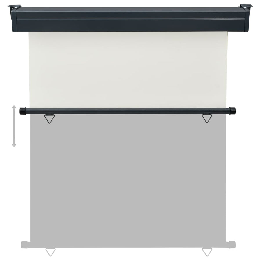Balkonscherm Kleurig 170 x 250 cm Crème
